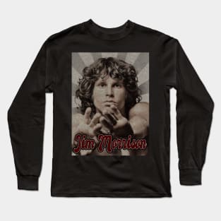 Vintage Classic Jim Morrison Long Sleeve T-Shirt